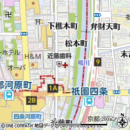 京都府京都市中京区鍋屋町周辺の地図