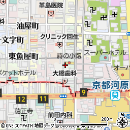 京都府京都市中京区大日町406周辺の地図