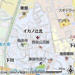 京都府亀岡市篠町野条イカノ辻北61-4周辺の地図