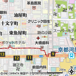 京都府京都市中京区大日町407周辺の地図