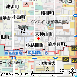京都府京都市中京区天神山町274周辺の地図