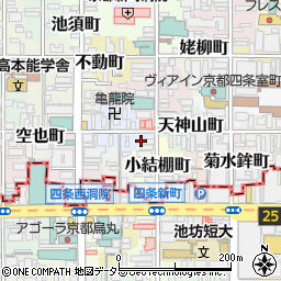京都府京都市中京区西錦小路町264周辺の地図