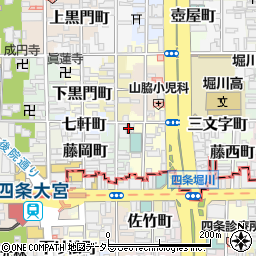 京都府京都市中京区吉野町822周辺の地図
