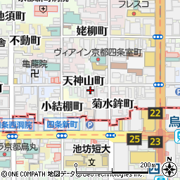 京都府京都市中京区天神山町284周辺の地図