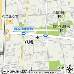 八幡神社脇公衆トイレ周辺の地図