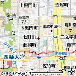 京都府京都市中京区錦猪熊町554-1周辺の地図