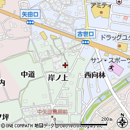 京都府亀岡市中矢田町岸ノ上16周辺の地図