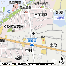 京都府亀岡市篠町浄法寺中村48周辺の地図