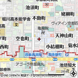 京都府京都市中京区西錦小路町254周辺の地図