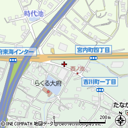 愛知県大府市吉川町1丁目9周辺の地図