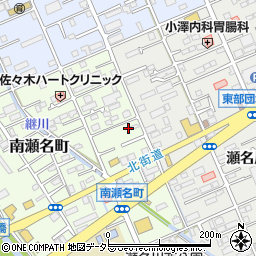 静岡県静岡市葵区南瀬名町24-24周辺の地図