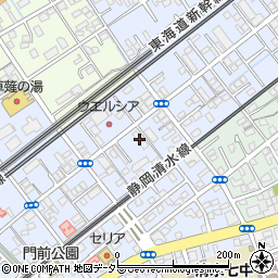 静岡県草薙住宅周辺の地図
