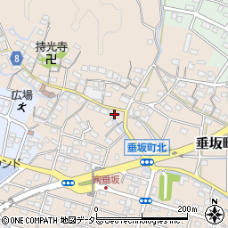 三重県四日市市垂坂町764周辺の地図