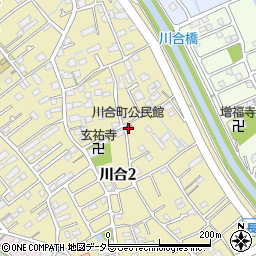 川合町公民館周辺の地図