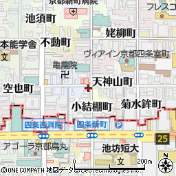 京都府京都市中京区西錦小路町269周辺の地図