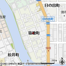 静岡県静岡市清水区築地町7周辺の地図