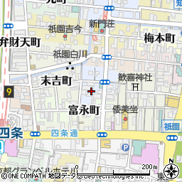 祇園肉亭 新周辺の地図