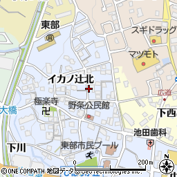 京都府亀岡市篠町野条周辺の地図