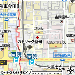 京都府京都市中京区壬生淵田町21周辺の地図