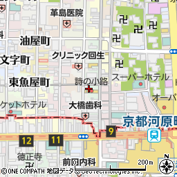 京都府京都市中京区大日町291周辺の地図