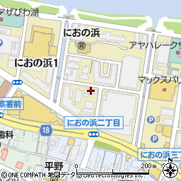 キョウテクＦａｍｉｌｙＭａｒｔ大津におの浜店駐車場周辺の地図