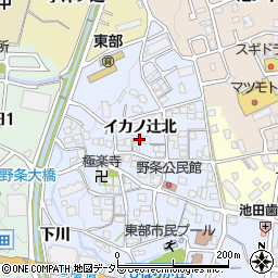 京都府亀岡市篠町野条イカノ辻北57-2周辺の地図