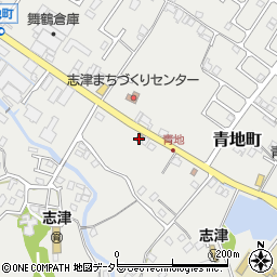 草津青地郵便局周辺の地図