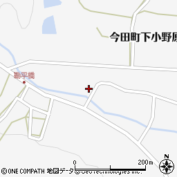 兵庫県丹波篠山市今田町下小野原135周辺の地図