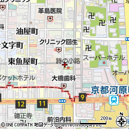 京都府京都市中京区大日町402周辺の地図