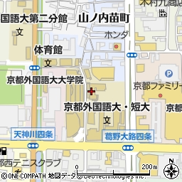 京都外大西高等学校周辺の地図