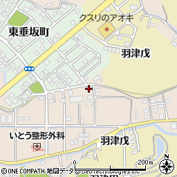三重県四日市市垂坂町97周辺の地図