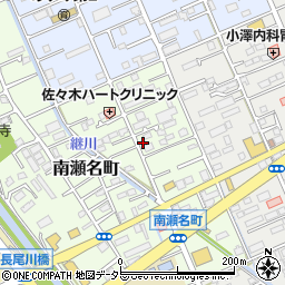 静岡県静岡市葵区南瀬名町25-3周辺の地図