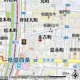 京都府京都市東山区末吉町周辺の地図
