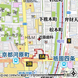 京都府京都市中京区紙屋町周辺の地図