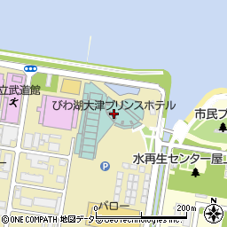 びわ湖大津プリンスホテル周辺の地図