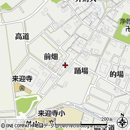 愛知県知立市八橋町前畑155周辺の地図