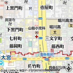 京都府京都市中京区吉野町830周辺の地図