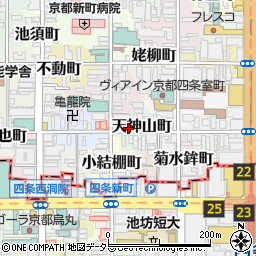 京都府京都市中京区天神山町273周辺の地図