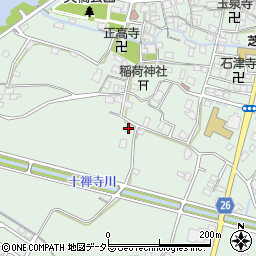 滋賀県草津市矢橋町1066-2周辺の地図