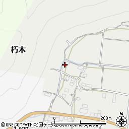 岡山県美作市朽木174周辺の地図