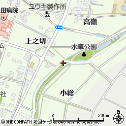 愛知県豊田市広美町周辺の地図