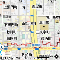 京都府京都市中京区吉野町834周辺の地図