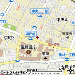 ＪＡ共済連滋賀　ＪＡ支援部周辺の地図