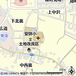 亀岡市立安詳小学校周辺の地図