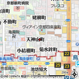京都府京都市中京区天神山町288周辺の地図