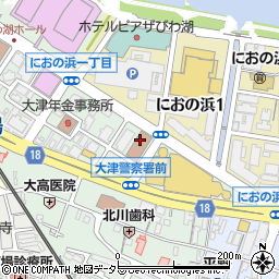 滋賀県大津市打出浜14-15周辺の地図