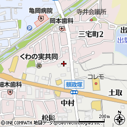 京都府亀岡市篠町浄法寺中村23周辺の地図