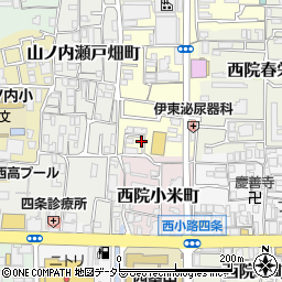 京都府京都市右京区山ノ内赤山町16周辺の地図