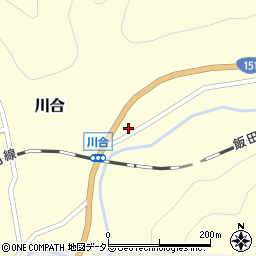 愛知県新城市川合浅井平14周辺の地図