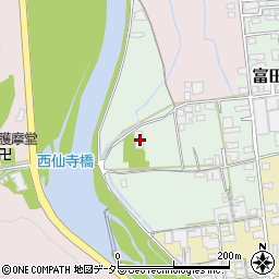 兵庫県西脇市富田町228周辺の地図